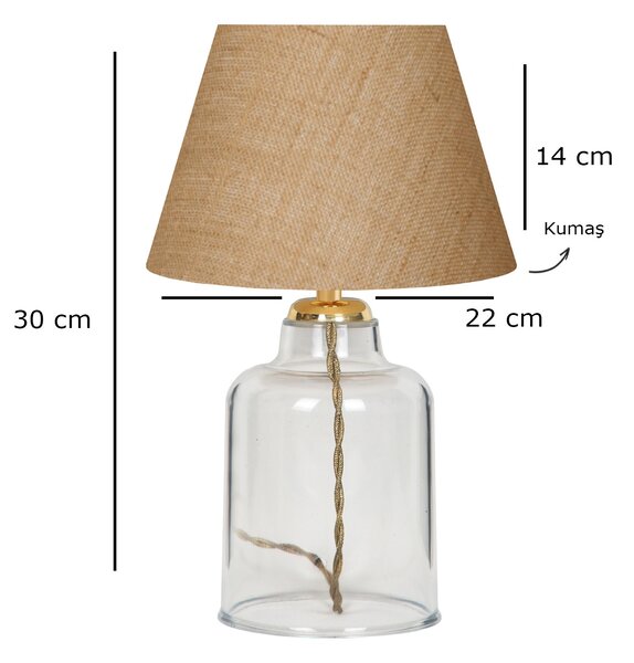 ASIR Stolní lampa AYD-3138 krémová