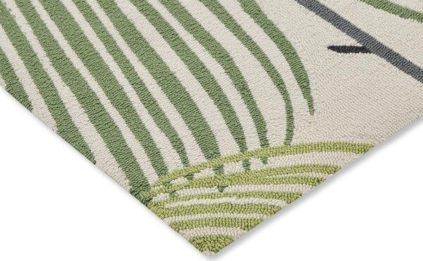 Outdoorový koberec Sanderson Manila leaf botanical green Zvolte velikost koberce: 140 x 200