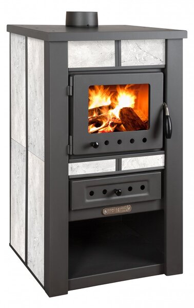 PRO-TERMO Krbová kamna ALPINA CERAMIC - bílá