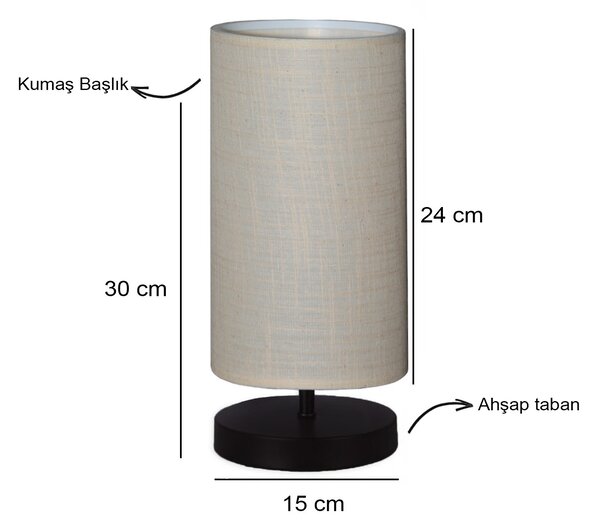 ASIR Stolní lampa AYD-2900 krémová