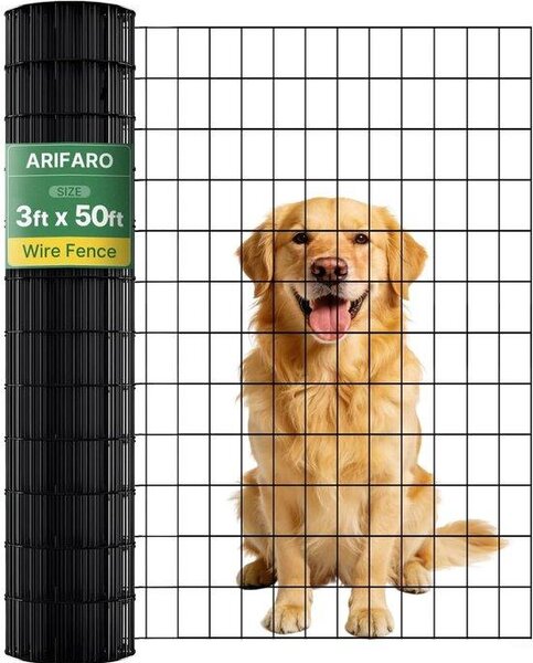 Gaashek Roll - drátěný plot Zahrada - Ploty zvířat - PVC Coat - 0,9 x 15,2 m - Černá