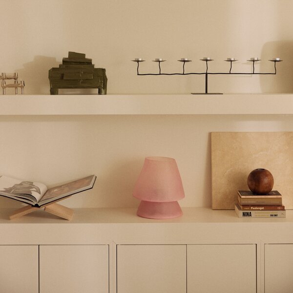 Stolní lampa Glassfiber Pink
