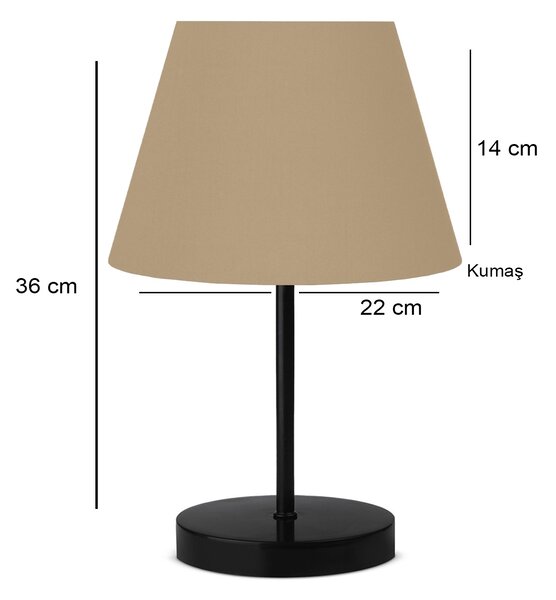 ASIR Stolní lampa AYD-3159 béžová