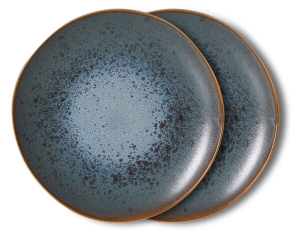 Keramický dezertní talířek 70's Mineral – set 2 ks
