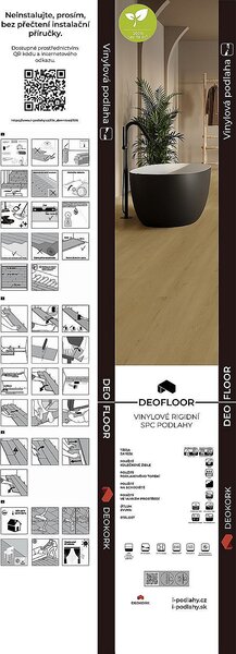 DEOFLOOR SPC CLICK RIGID Dub béžový 8678 - 2.13 m2