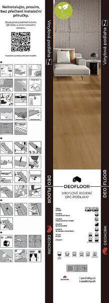 DEOFLOOR SPC CLICK RIGID Dub přírodní 8661 - 2.13 m2