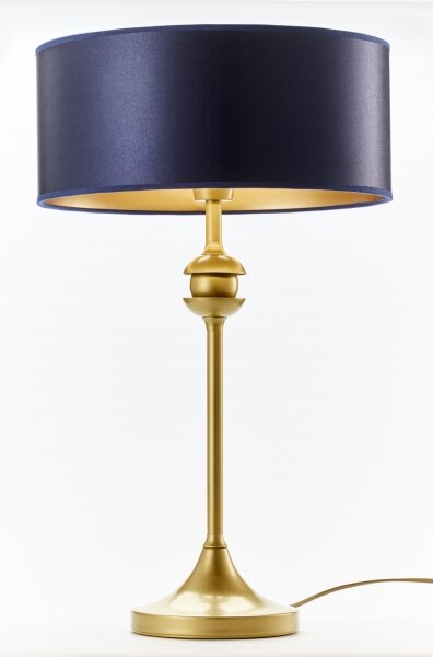 Jupiter 2116 - Stolní lampa KASZMIR 1xE27/15W/230V modrá/zlatá