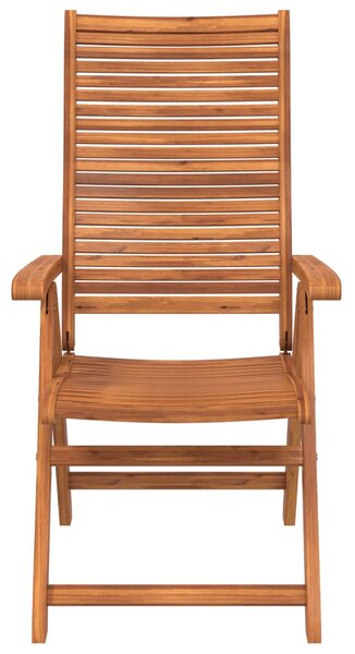 Skládací polohovací křesla 8 ks 56x72x107 cm masivní akácie 3214479