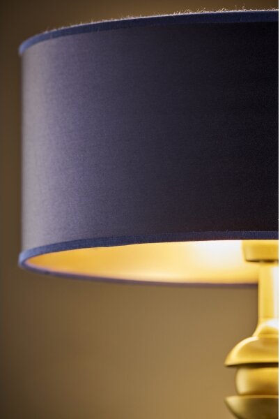 Jupiter 2116 - Stolní lampa KASZMIR 1xE27/15W/230V modrá/zlatá