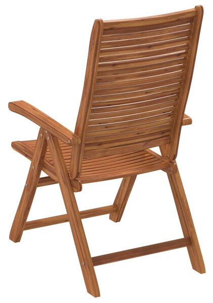 Skládací polohovací křesla 6 ks 56x72x107 cm masivní akácie 3214478