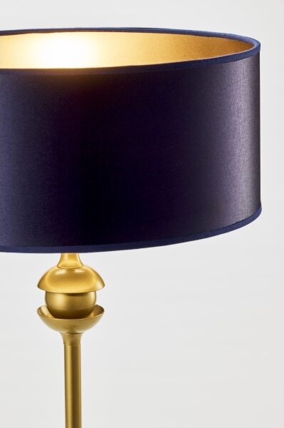 Jupiter 2116 - Stolní lampa KASZMIR 1xE27/15W/230V modrá/zlatá