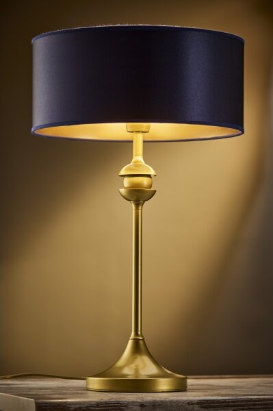 Jupiter 2116 - Stolní lampa KASZMIR 1xE27/15W/230V modrá/zlatá