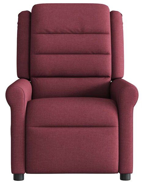 Elektrické polohovací křeslo vínové textil 3303297
