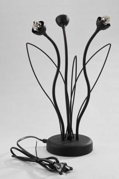 Jupiter 2065 - Stolní lampa GLORIOSA 3xG9/14W/230V černá