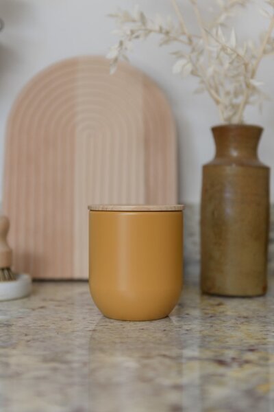 Úložná dóza Mustard Idilica 450 ml