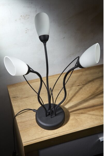 Jupiter 2065 - Stolní lampa GLORIOSA 3xG9/14W/230V černá