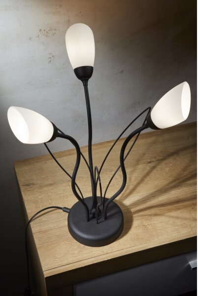 Jupiter 2065 - Stolní lampa GLORIOSA 3xG9/14W/230V černá