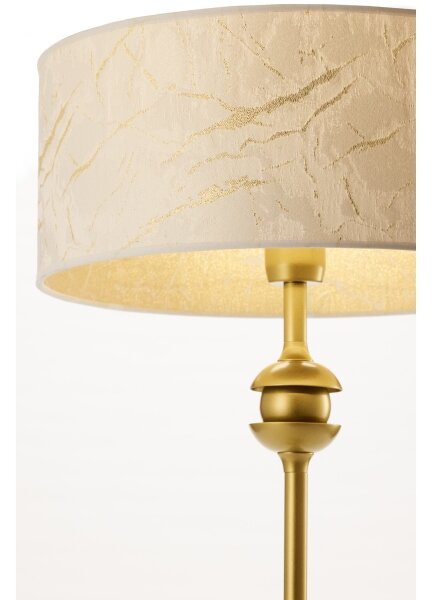 Jupiter 2112 - Stolní lampa KASZMIR 1xE27/15W/230V bílá/zlatá/dekor mramoru