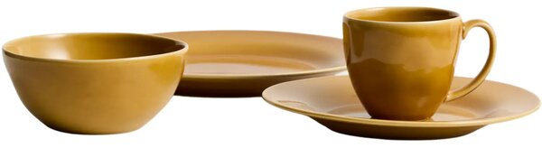Kave Home Žlutý talíř Selune Ø28 cm