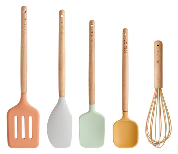 Sada kuchyňského náčiní Idilica – set 5 ks
