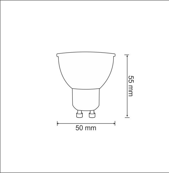 LED Žárovka 1xGU10/3,5W/230V 3000K