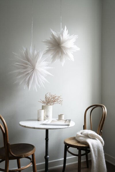 Závěsná svítící hvězda Liz White 50 cm