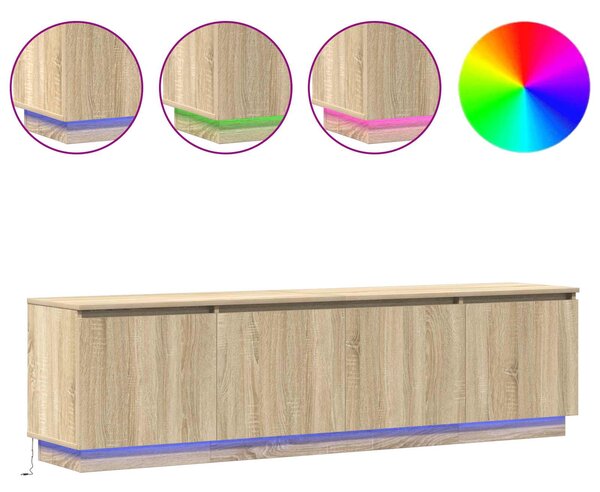 Televizní skříň 180 x 38 x 49 cm Sonoma dub Kompozitní dřevo 3376146