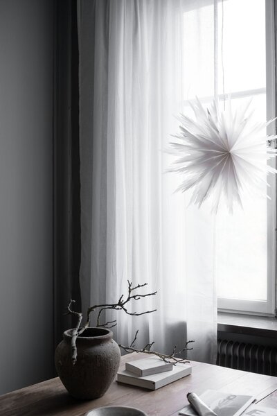 Závěsná svítící hvězda Liz White 50 cm