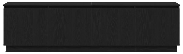 Televizní skříň 180 x 38 x 49 cm Černý dub Kompozitní dřevo 3376145