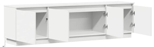 Televizní skříň 180 x 38 x 49 cm Bílá Kompozitní dřevo 3376144