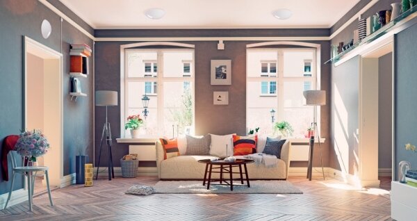 Kanlux 25690 - Stropní svítidlo PLAFMIN 1xE27/40W/230V