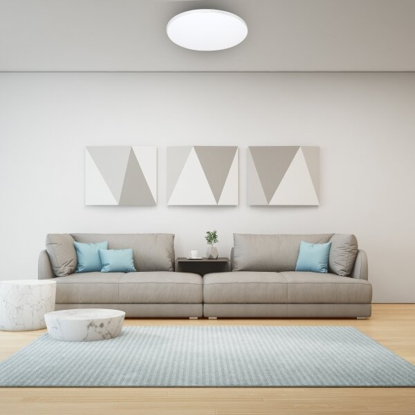 LED Stmívatelné stropní svítidlo s dálkovým ovladačem SIENA LED/68W/230V