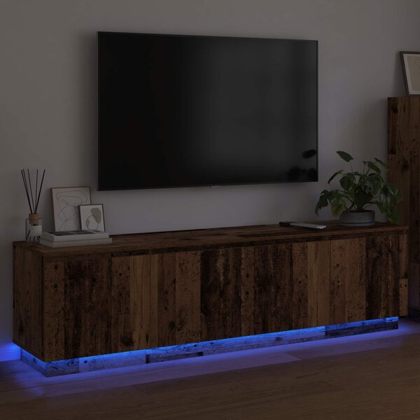 Televizní skříň 180 x 38 x 49 cm Staré dřevo Kompozitní dřevo 3376150