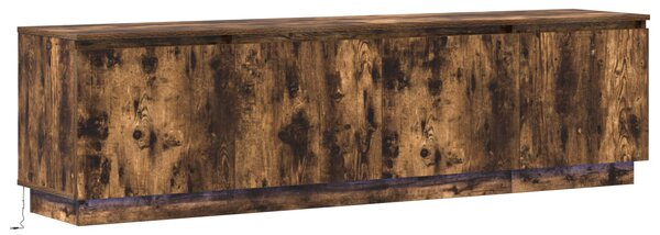 Televizní skříň 180 x 38 x 49 cm Kouřový dub Kompozitní dřevo 3376148