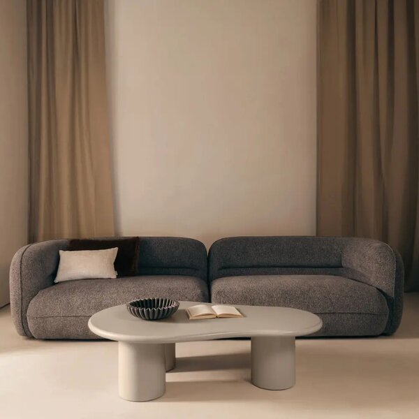 Nova Nook Béžový konferenční stolek Nadini 130 x 80 cm