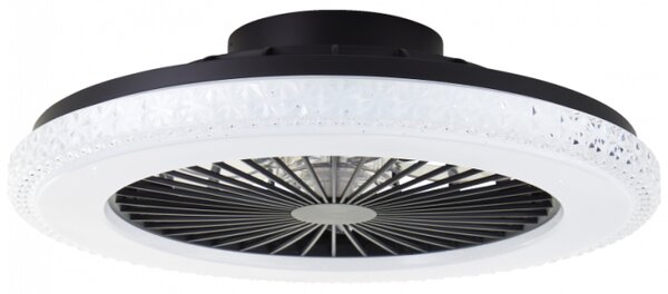 Brilliant G60040/06 Stmívatelné LED svítidlo BADRIA & reverzní VENTILÁTOR + funkce LED