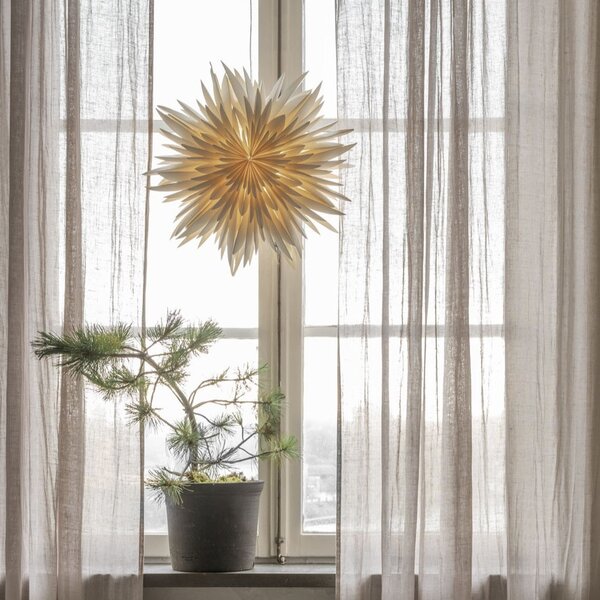 Závěsná svítící hvězda Maja White 50 cm