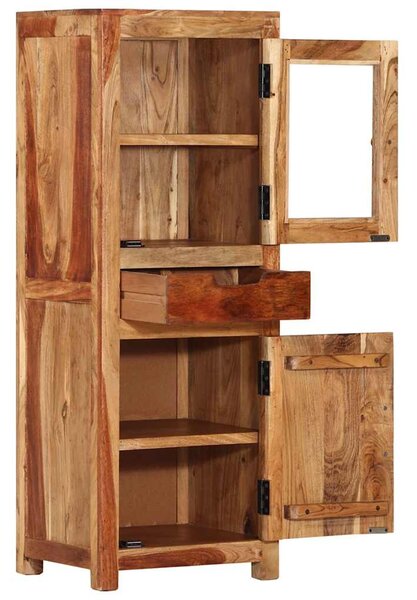 Skříň highboard 40 x 34 x 110 cm masivní akáciové dřevo 338431