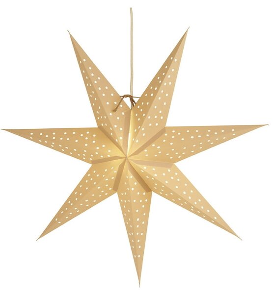 Závěsná svítící hvězda Stella Beige 60 cm