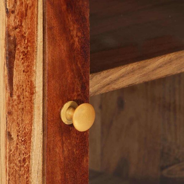 Skříň highboard 40 x 34 x 110 cm masivní akáciové dřevo 338431
