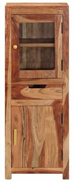 Skříň highboard 40 x 34 x 110 cm masivní akáciové dřevo 338431