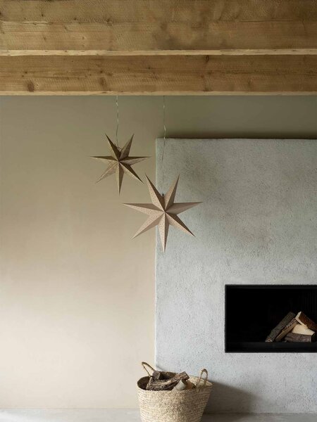 Závěsná svítící hvězda Stella Beige 60 cm