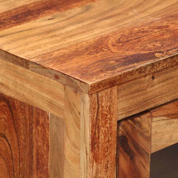 Skříň highboard 40 x 34 x 110 cm masivní akáciové dřevo 338431