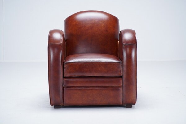 Kožené křeslo DT76 Barva nohou: Anthracite, Kůže: Dark Brown