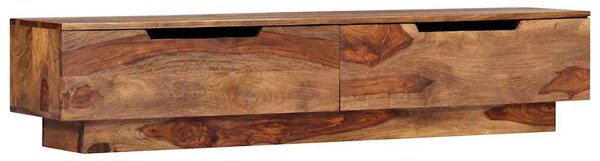 TV stolek 145 x 30 x 30 cm masivní dřevo 247721