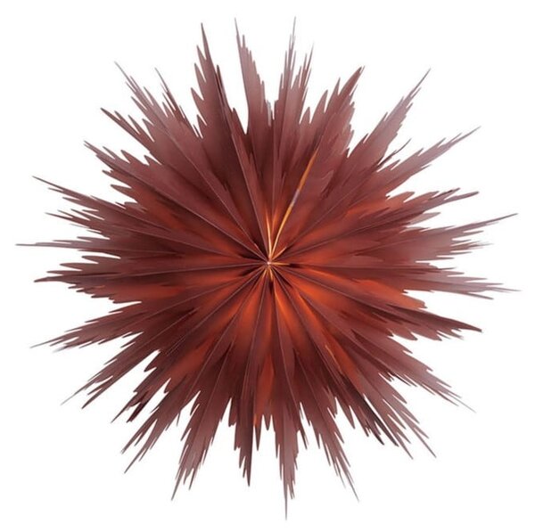 Závěsná svítící hvězda Liz Red Ochre 50 cm