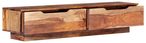 TV stolek 145 x 30 x 30 cm masivní dřevo 247721