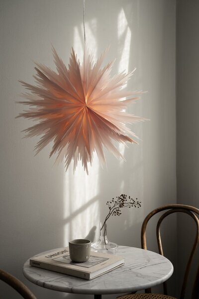 Závěsná svítící hvězda Liz Pink 50 cm