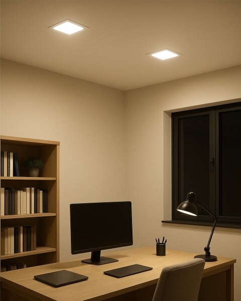 LED Podhledové svítidlo SQUARE LED/15W/230V 4200K 18,8x18,8 cm bílá