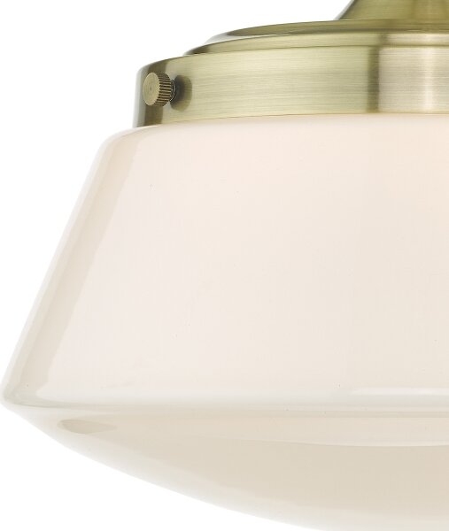 Där Lighting CAD0175 -Koupelnový přisazený lustr CADEN 1xE27/60W/230V IP44 mosaz